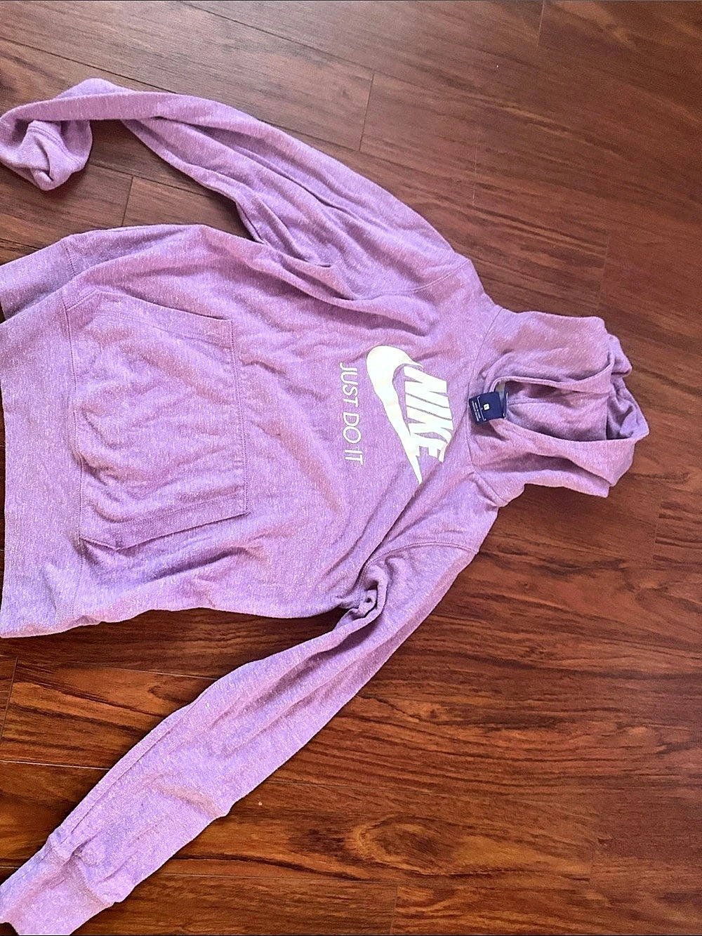 Girl Nike Long Sleeve Hoodie in Pink